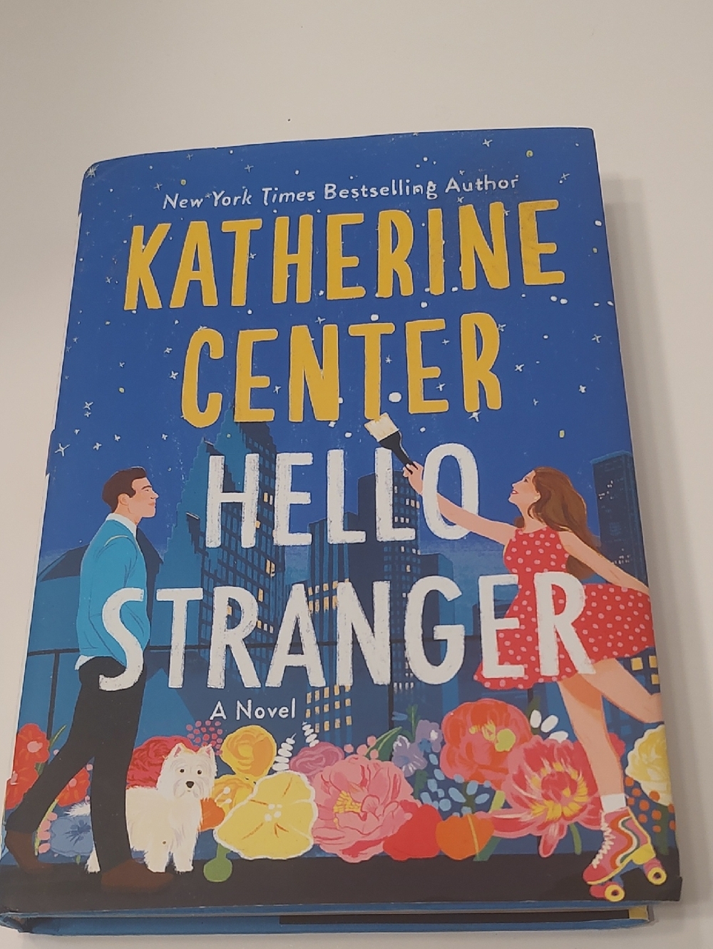 Katherine Center "Hello Stranger" Hardcover - Blue Cover